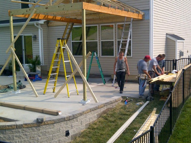 patio cover - best shot - project begin